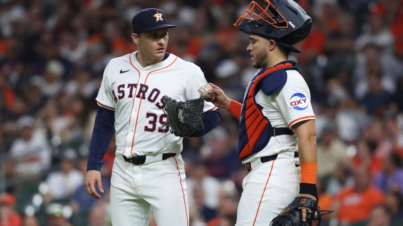 Astros place RHP Wesneski (elbow) on 15-day IL