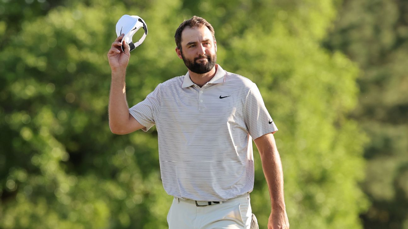 Scottie Scheffler en el Masters 2025