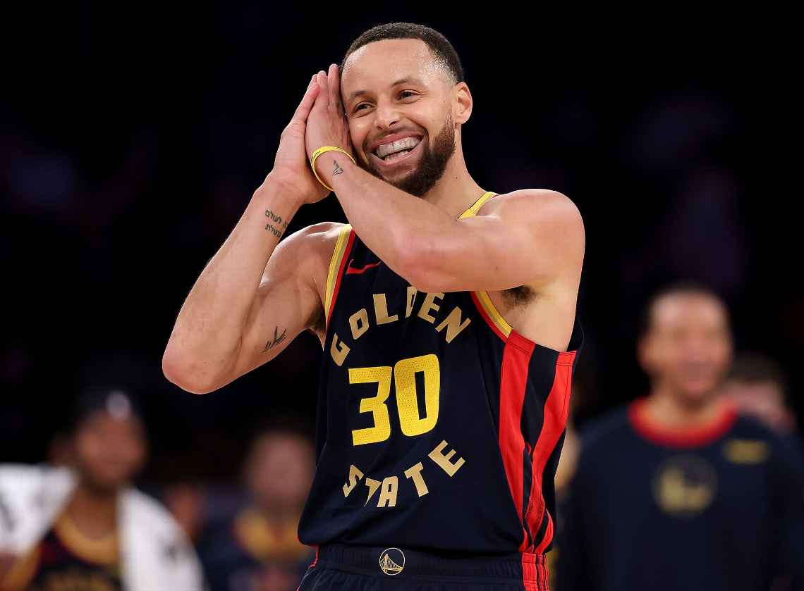 Stephen Curry en un partido