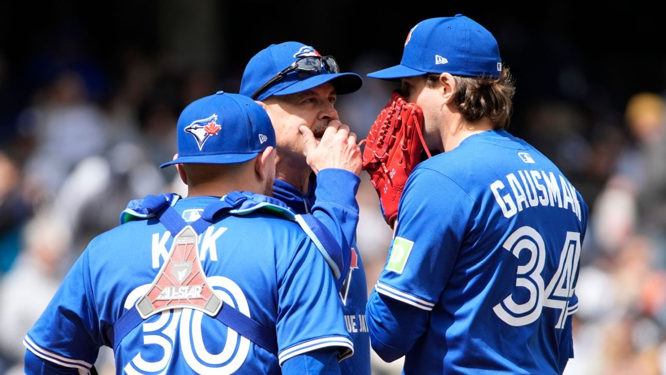 Gausman ejected after 53-pitch inning vs. Yanks