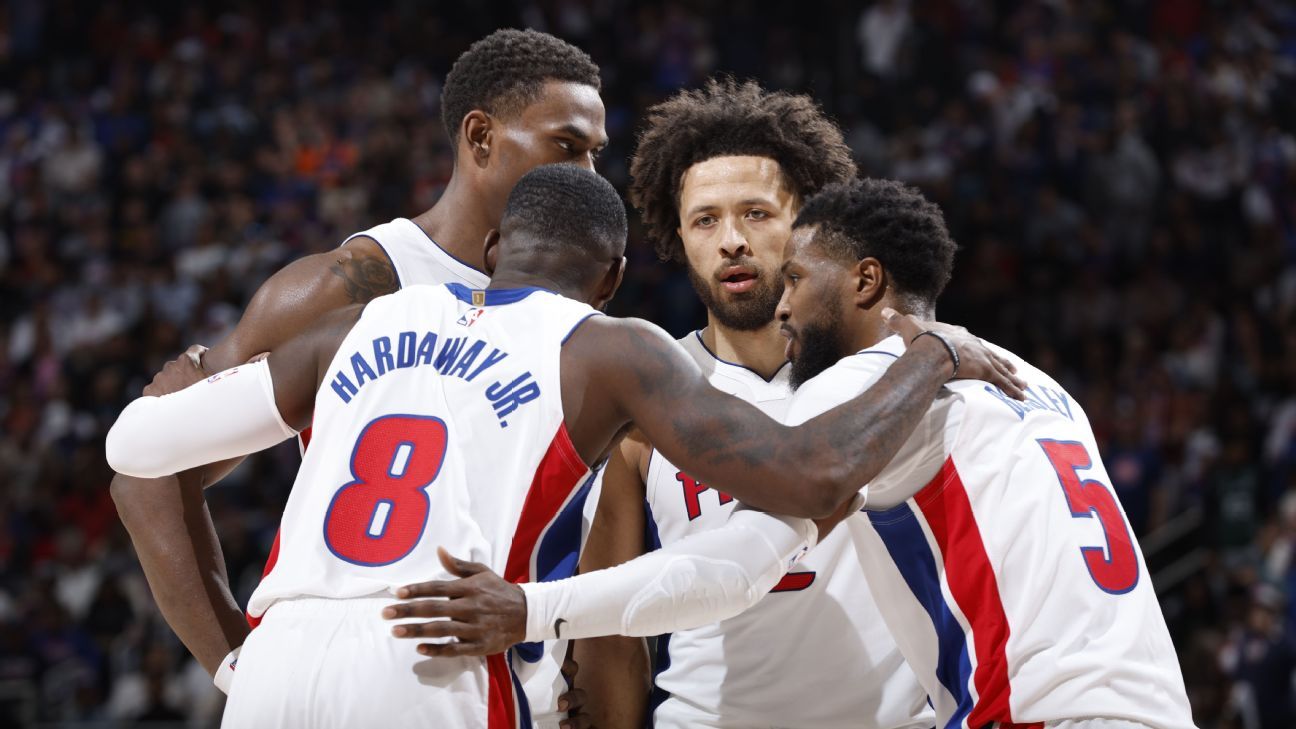 Detroit Pistons in a game