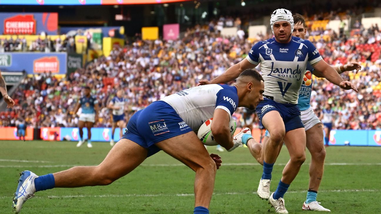 Kiraz stars as Bulldogs beat Titans minus Fifita