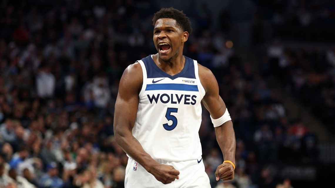 Anthony Edwards leading the Timberwolves