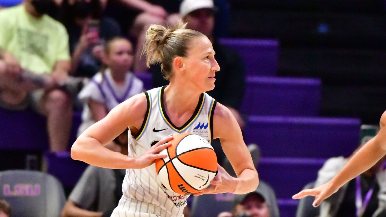 Courtney Vandersloot returns to Chicago after two seasons in New York.