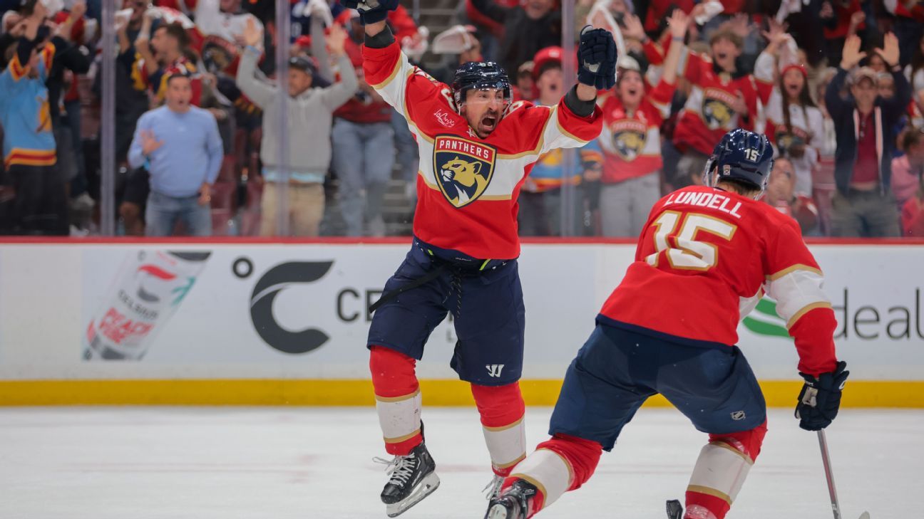 Marchand's OT score cuts Panthers' deficit to 2-1