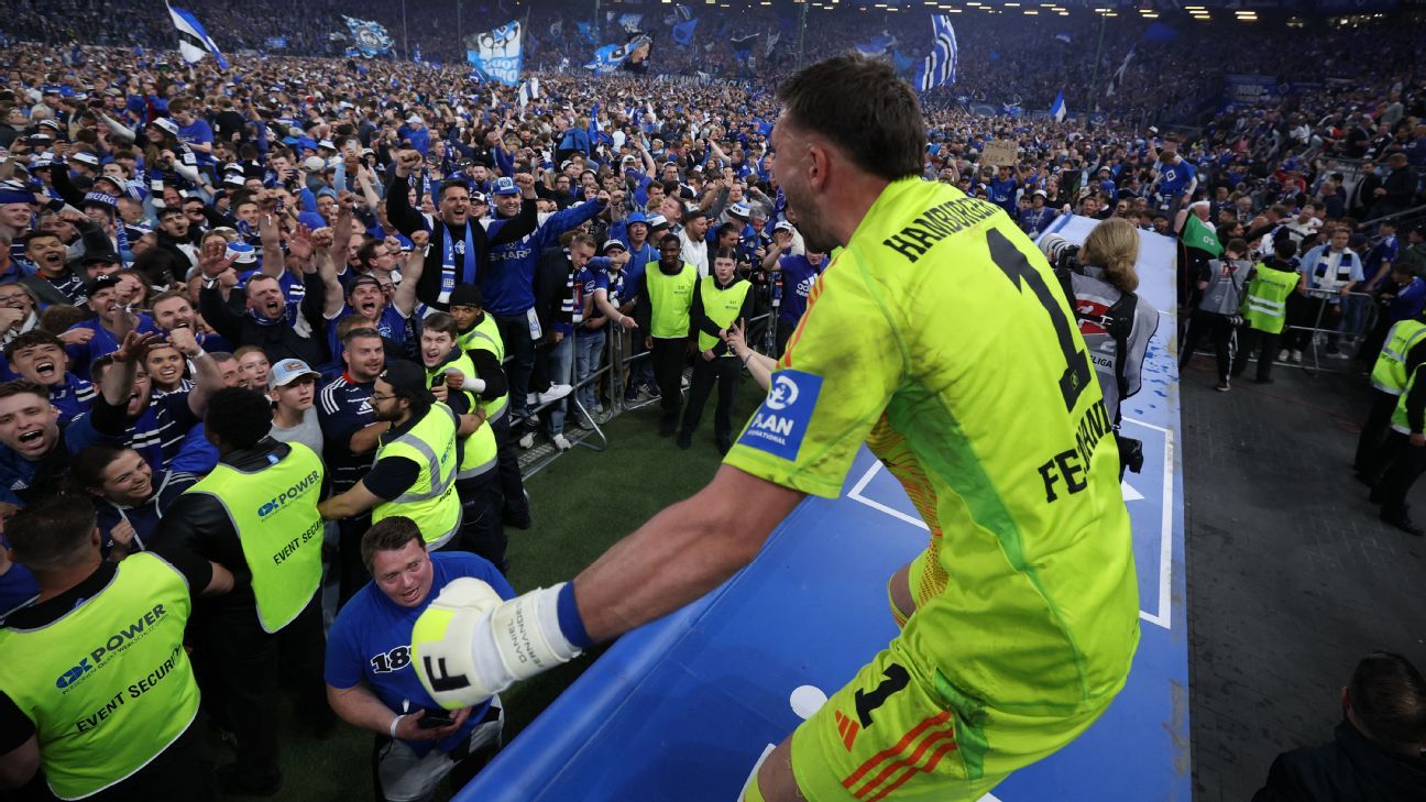 Hamburg clinch Bundesliga return after 7 years