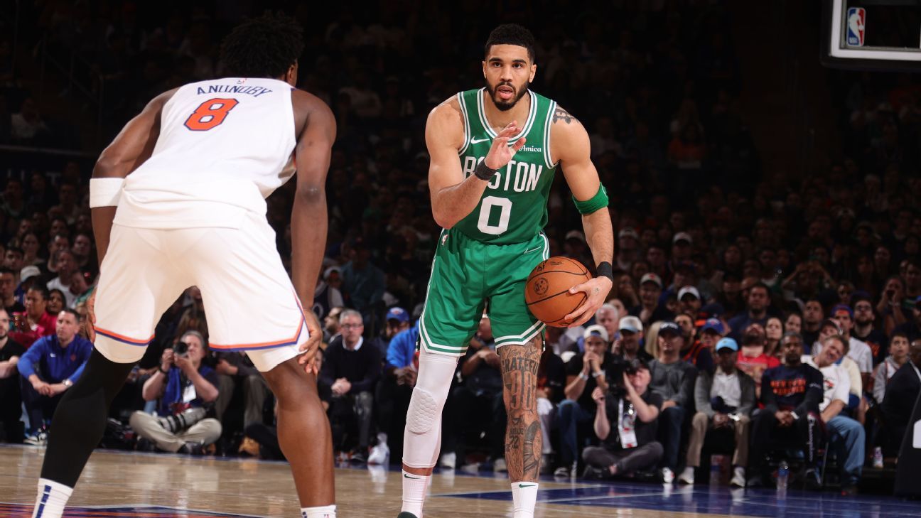 Celtics mantêm alto aproveitamento em todos os períodos e diminuem contra os Knicks