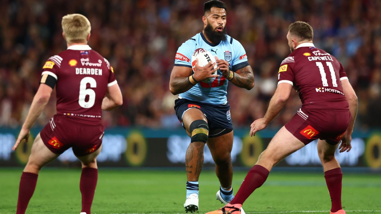State of Origin New South Wales Blues Team for Game 1