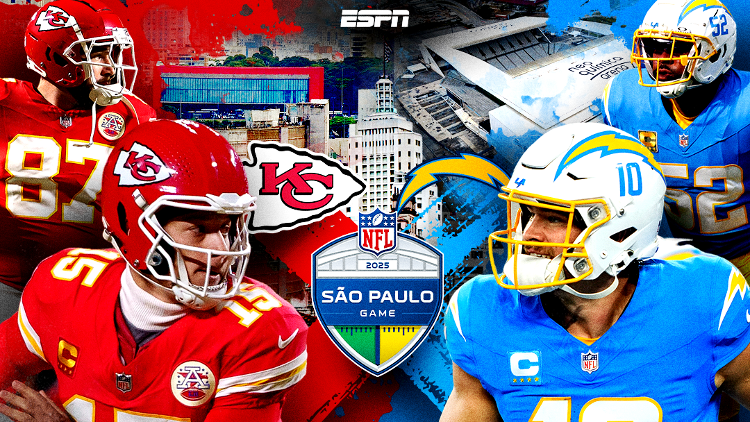 NFL anuncia Kansas City Chiefs como adversário do Los Angeles Chargers em partida no Brasil e revela calendário