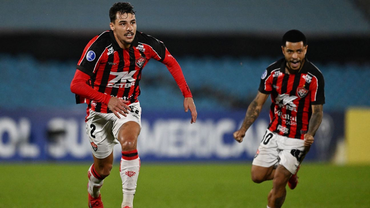 Vitória marca no fim, bate o Cerro Largo e depende apenas de si para se classificar na Sul-Americana