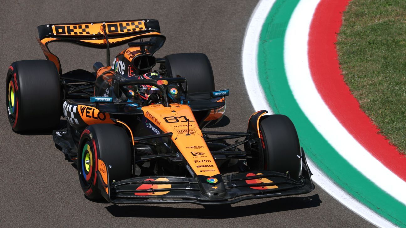 Piastri tops shortened Imola practice