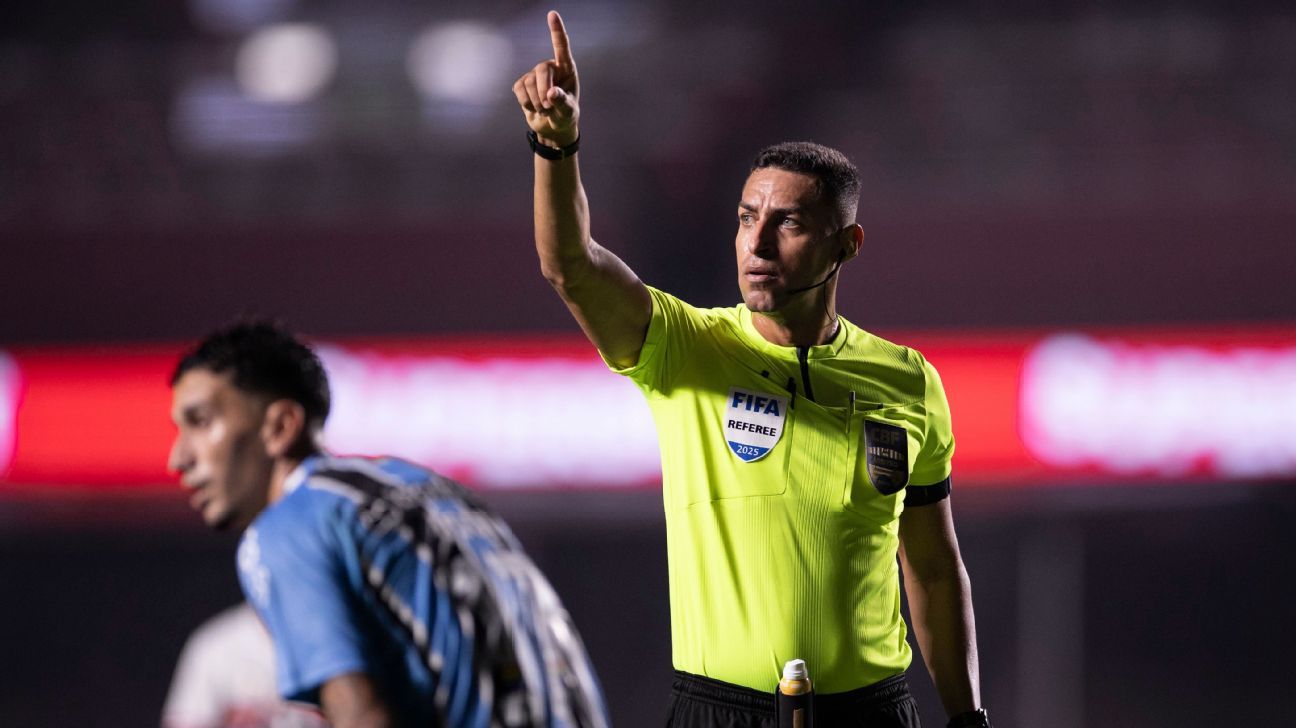 Presidente e auxiliar do Grêmio criticam pênalti polêmico a favor do São Paulo