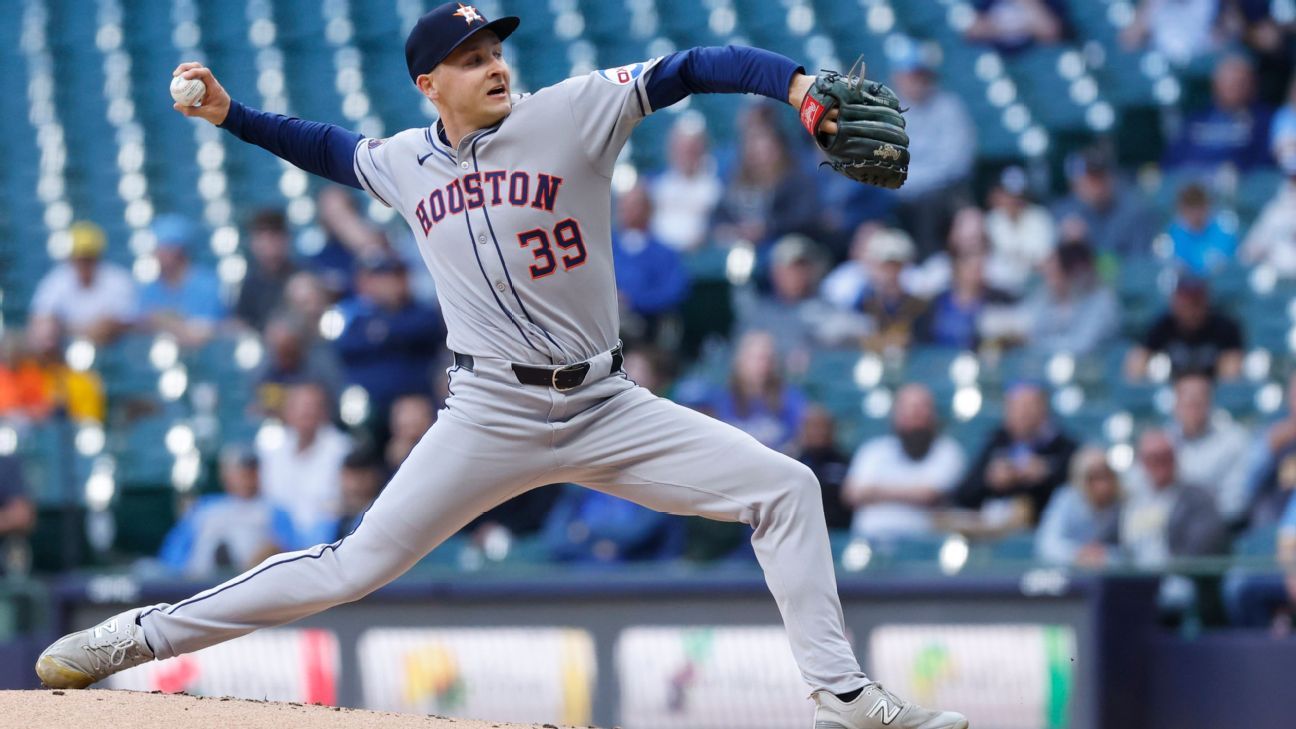 Astros RHP Wesneski set for Tommy John surgery