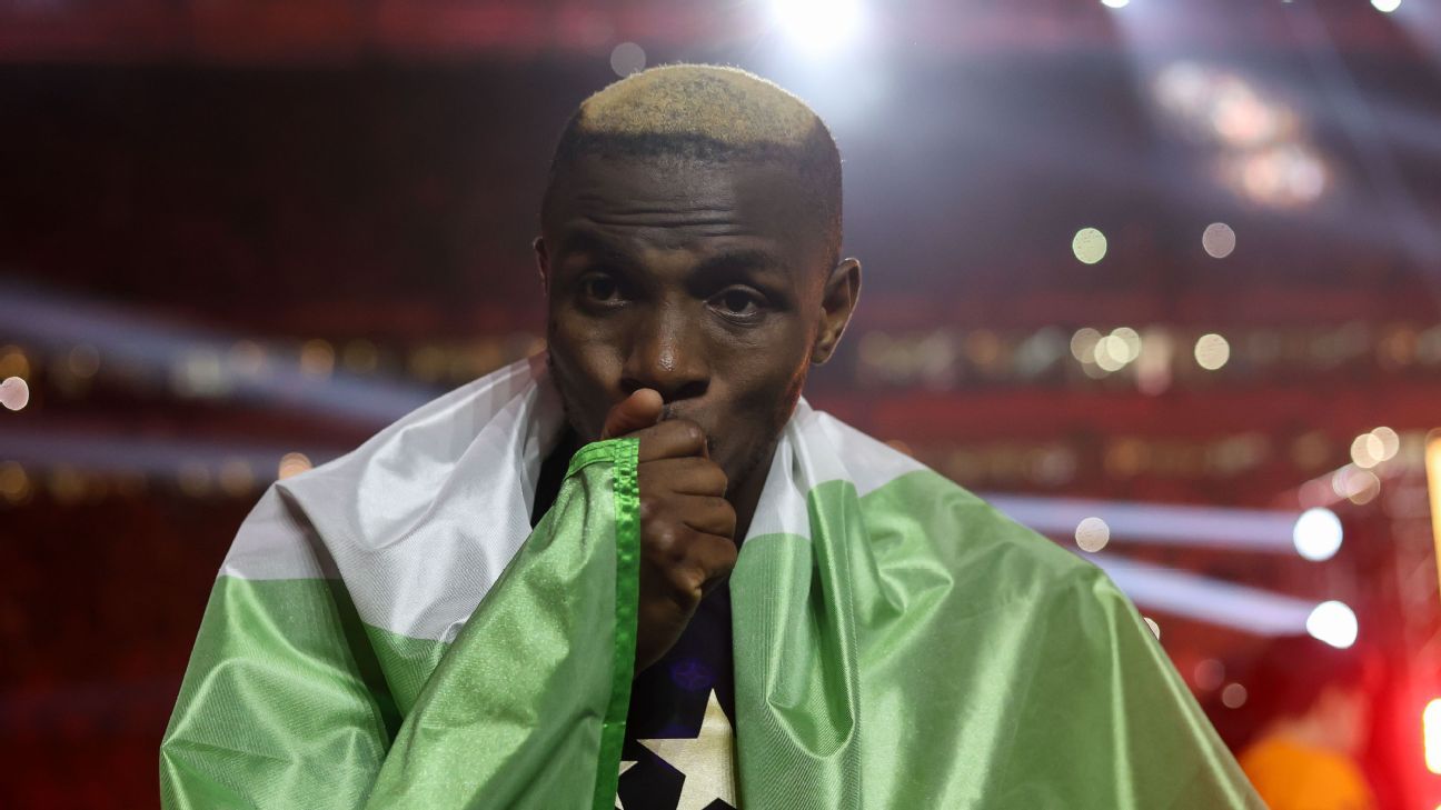 Nigeria rest Osimhen, recall Iheanacho for Unity Cup