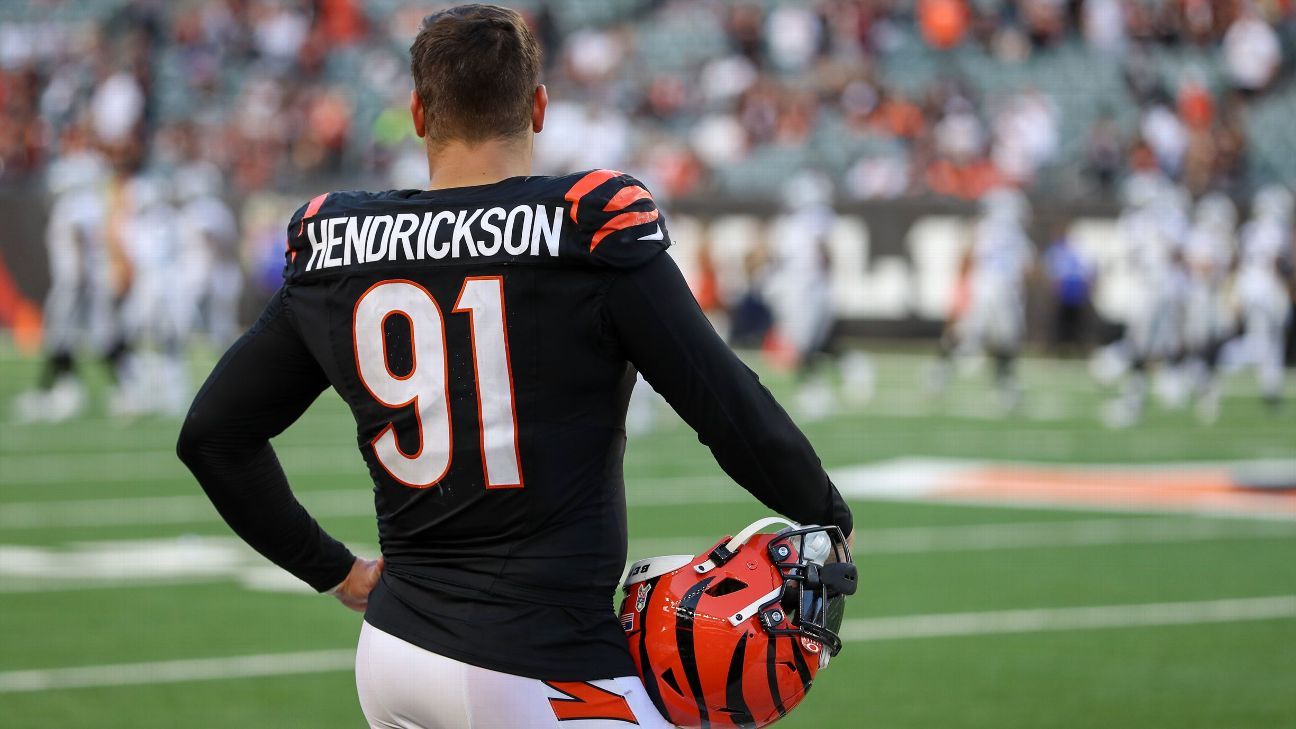 Bengals' Trey Hendrickson is 'extremely dug in' over contract dispute; here's what to know