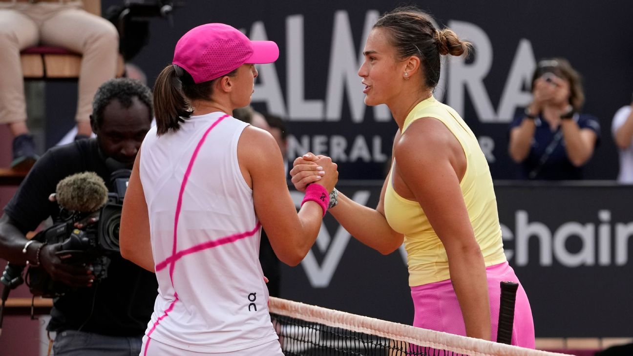 Blockbuster semifinal at the French Open: Will Swiatek or Sabalenka win?