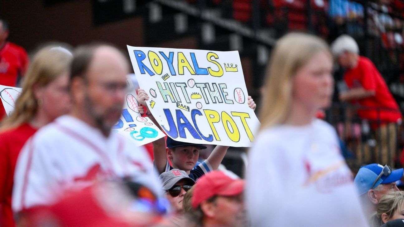 Caglianone's hitless debut impacts Royals' victory over Cardinals
