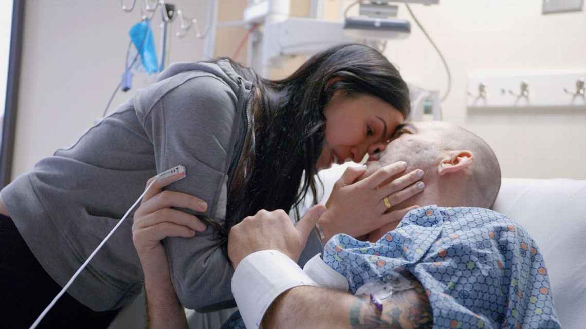 Скот Поллард и его жена Доун перед операцией