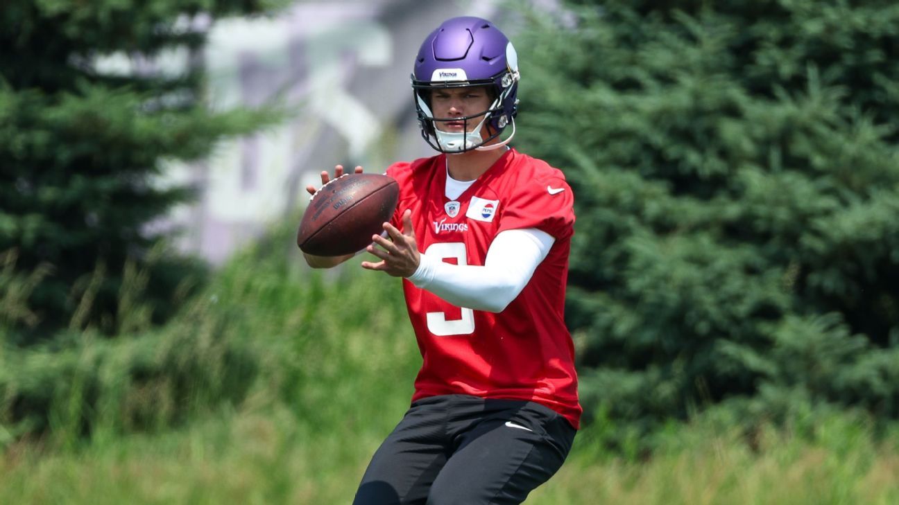 ‘He definitely has an arm’: Five things we know about J.J. McCarthy as he preps to be Vikings’ starting QB