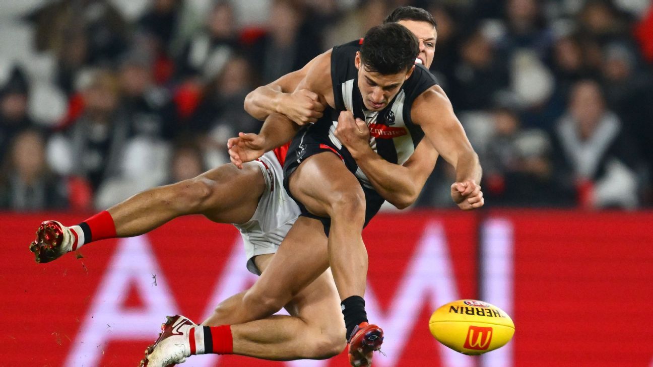 Windhager fined after Daicos duel, penalty for Blue