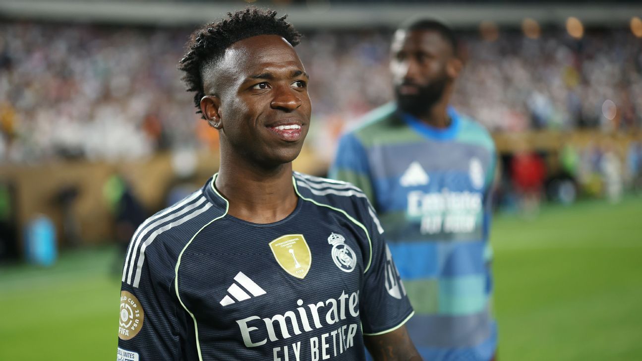 Vinicius Jr. declara amor ao Real Madrid e evita falar sobre possível confronto com Flamengo