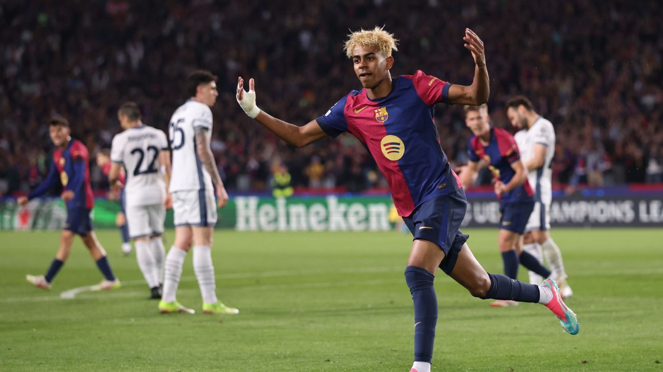 Yamal given Messi's iconic Barça No. 10 jersey