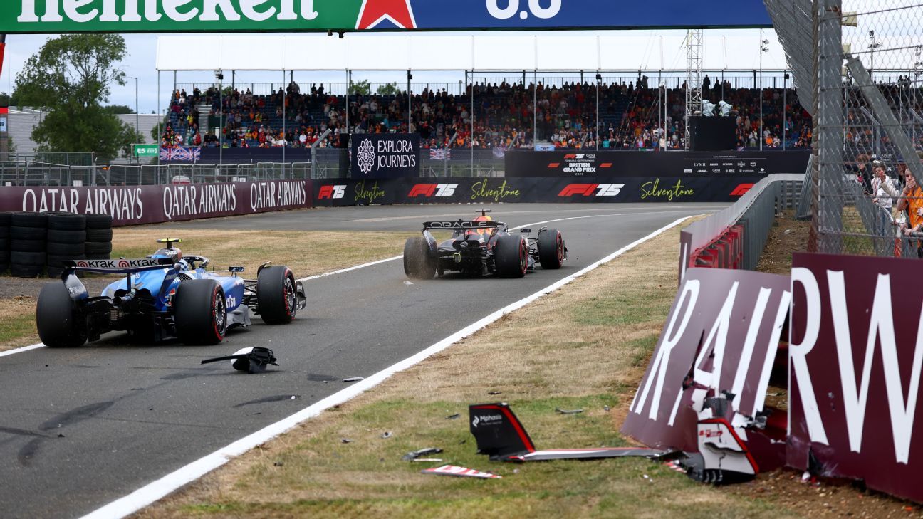 Bearman given 10-place drop for red flag crash