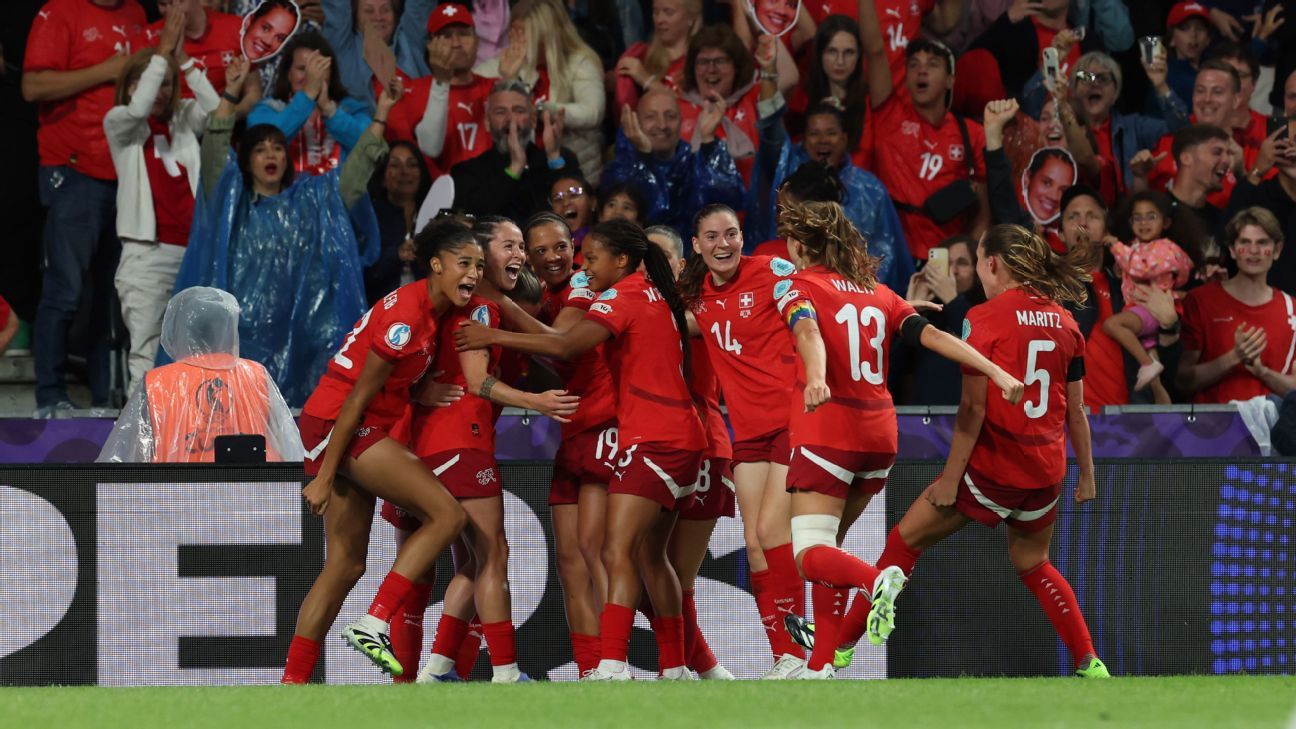 Euro 2025 Daily: Hosts Switzerland keep knockout hopes alive