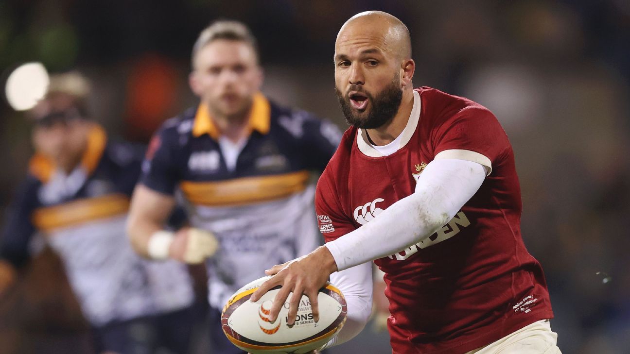 Jamison Gibson-Park fue una figura destacada para los Lions en su victoria sobre los Brumbies en Canberra