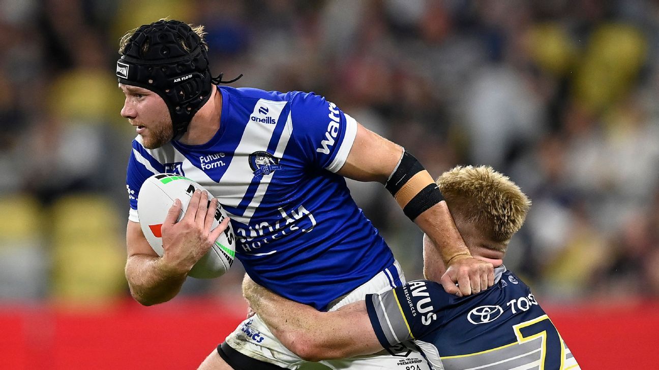 Brave Canterbury Bulldogs pip gallant North Queensland Cowboys without Galvin