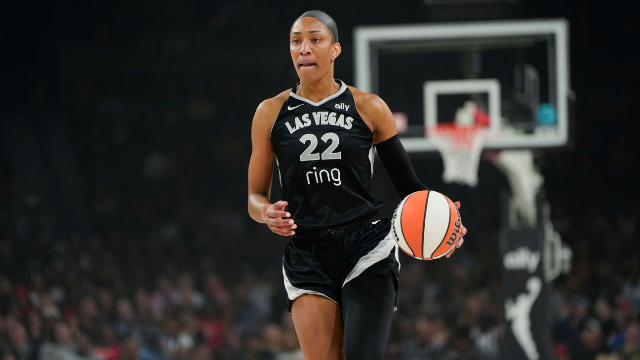 Wilson lifts Aces to victory with 34 points in return