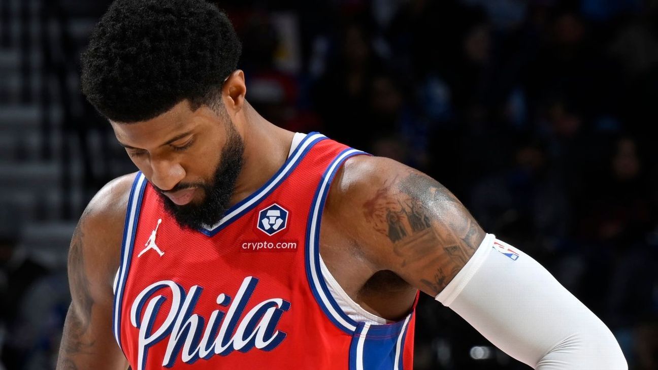 76ers：ポール・ジョージは膝関節鏡手術を受けます