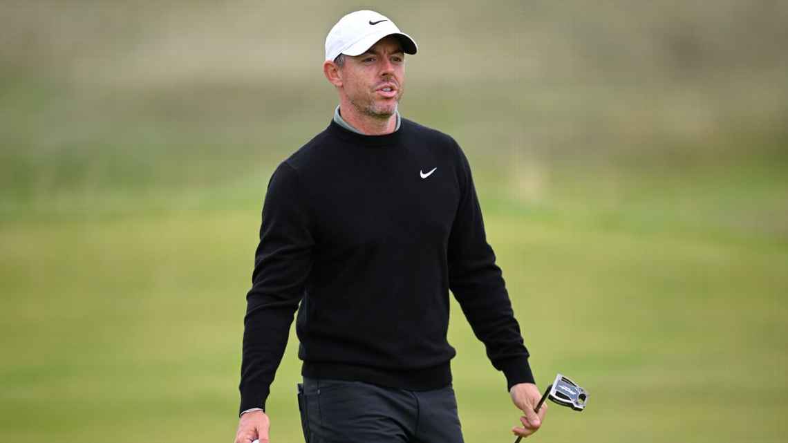 Rory McIlroy en el campo de golf