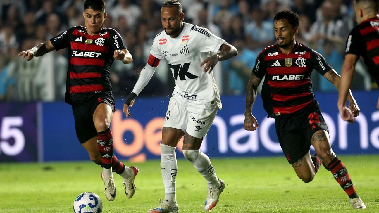 Neymar em 'nova' posição pode ser solução para o que atormenta Santos desde rebaixamento
