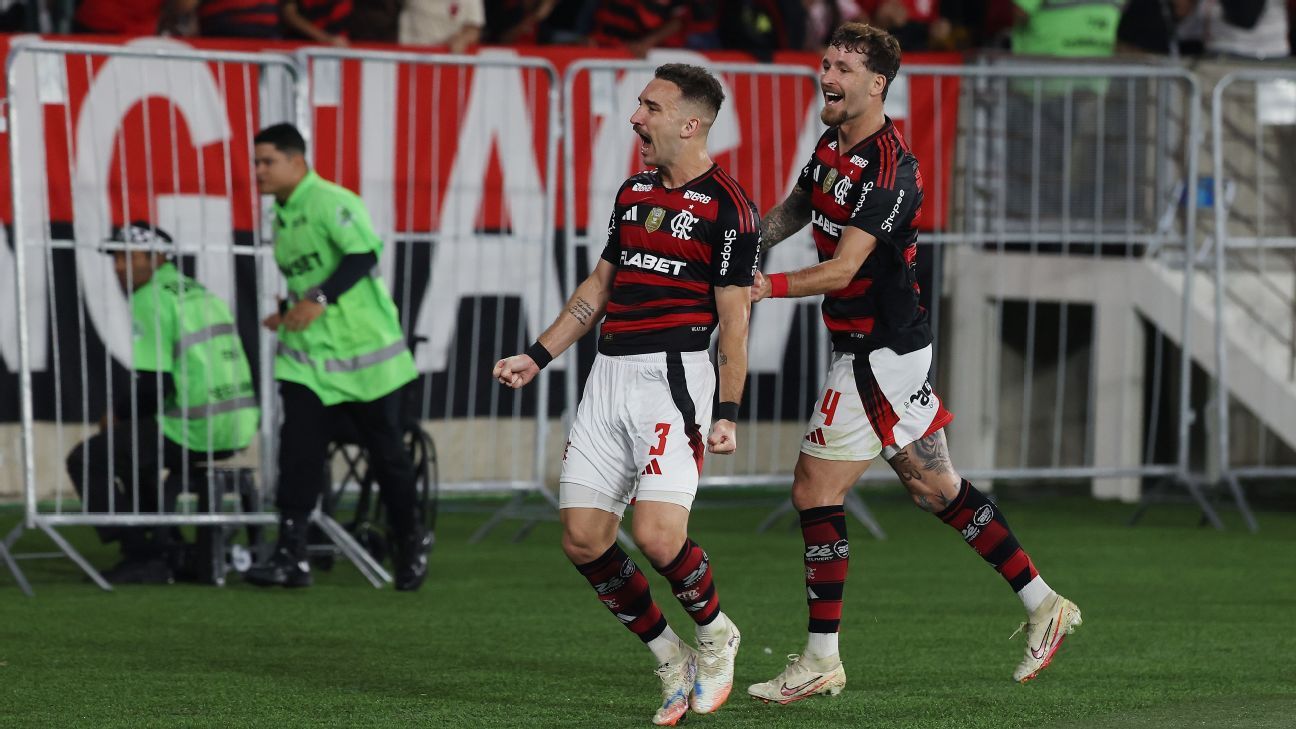 Flamengo assume liderança do Brasileirão com vitória sobre Atlético-MG.