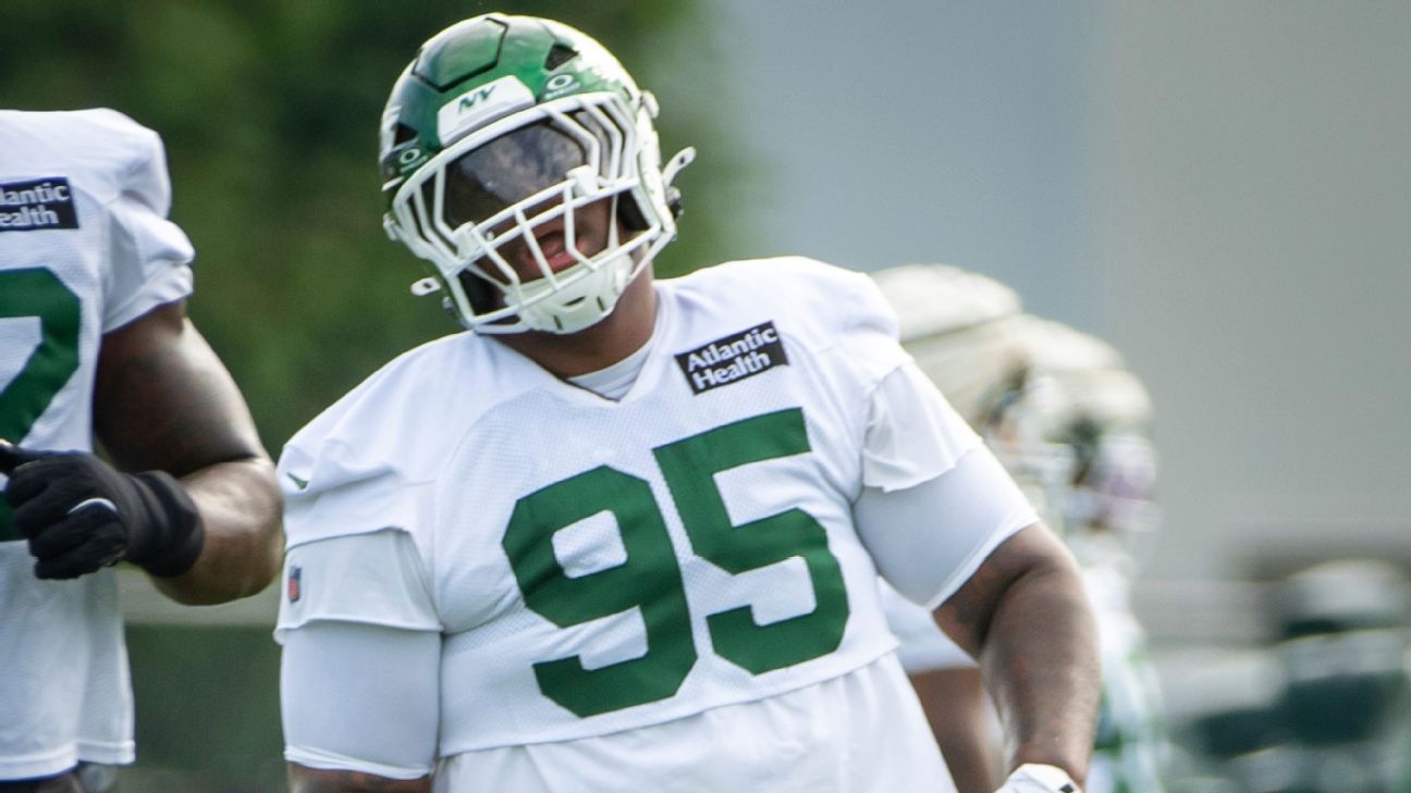 Jets DT Quinnen Williams out 1-2 weeks with strained left calf