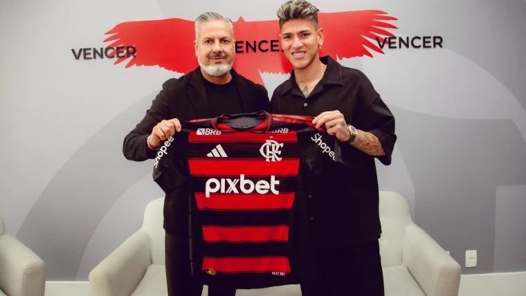 Flamengo anuncia contratação do meia colombiano Carrascal como 4º reforço pós-Mundial de Clubes.