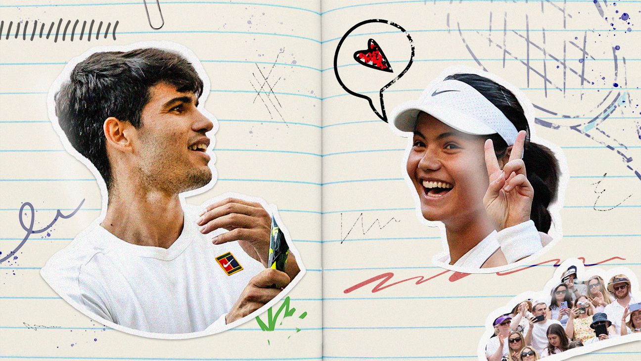 Carlos Alcaraz y Emma Raducanu