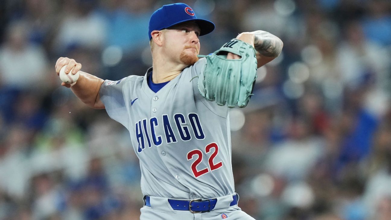 Cubs' Horton OK with hook after 5 no-hit innings
