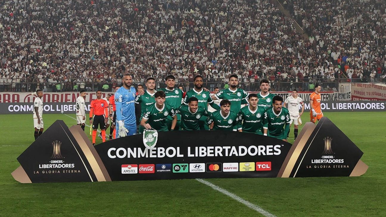 Palmeiras marca 50% dos gols nas oitavas da Libertadores, feito notável no século.
