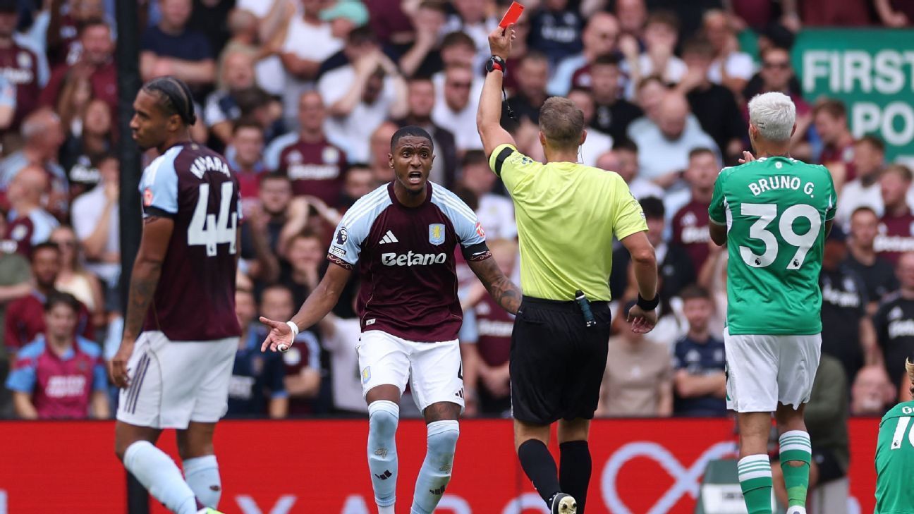 Premier League updates: Konsa off as Villa struggle vs. Newcastle