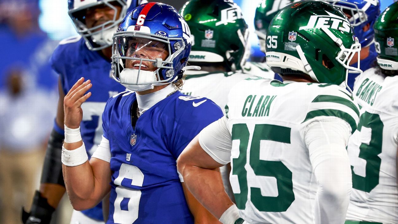 NFL preseason Week 2 takeaways: Giants rookie QB Jaxson Dart continues red-hot summer
