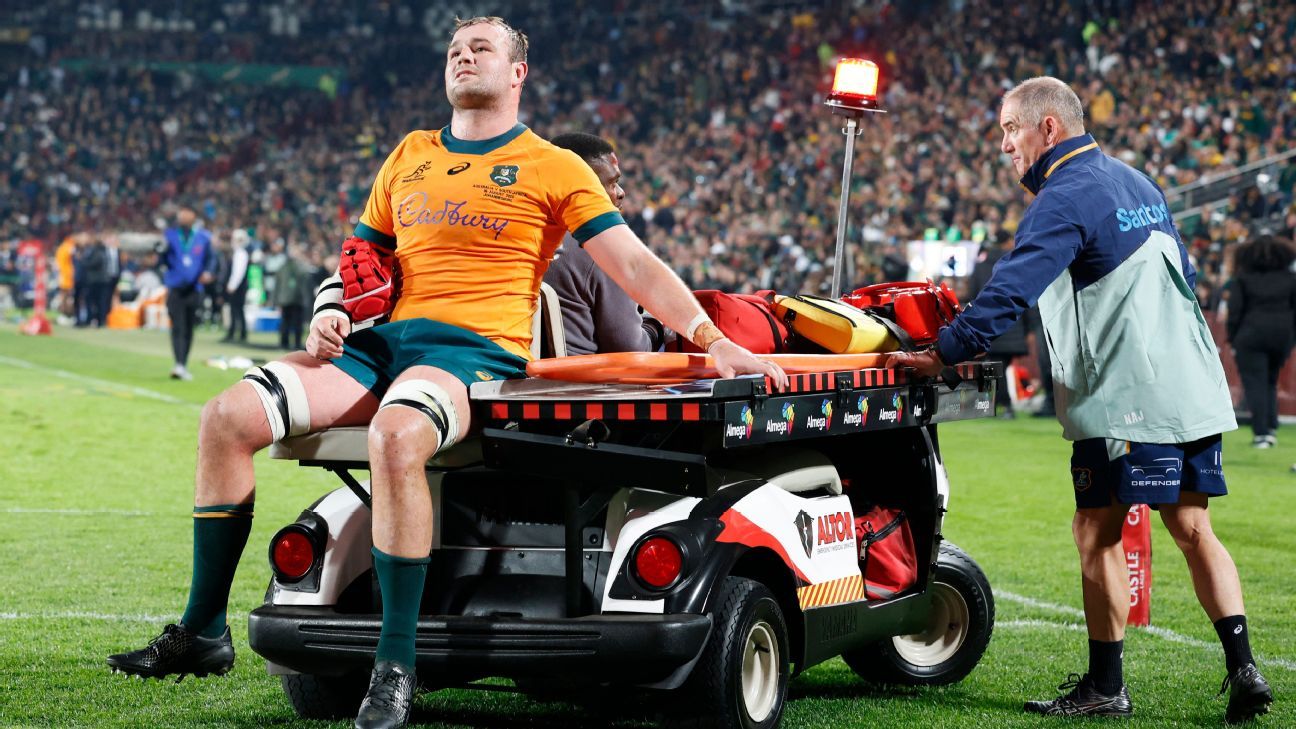 La lesión de Harry Wilson no parece ser tan grave como se temía, a pesar de que el capitán de los Wallabies abandonó el test del sábado en un vehículo médico