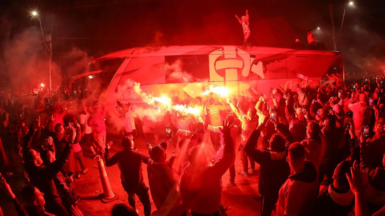 Torcida do Inter confia em Rua de Fogo para remontada contra o Flamengo.