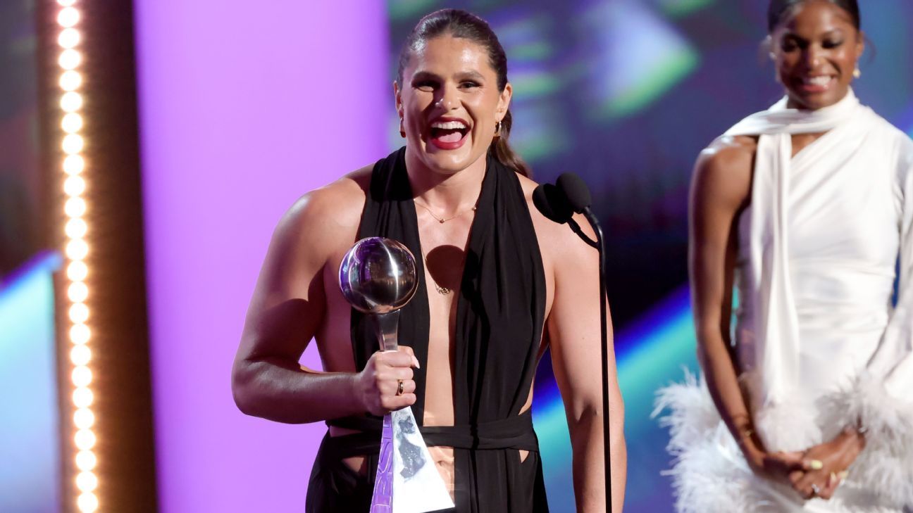 Ilona Maher en los ESPYs
