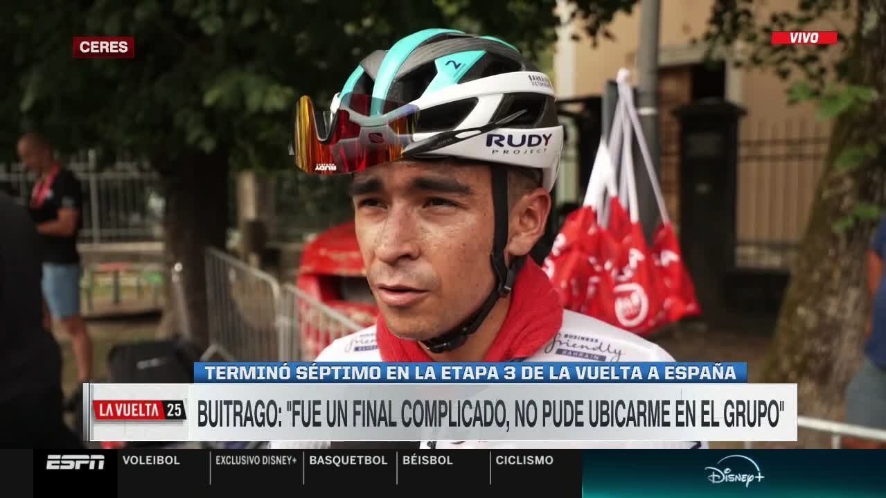 Santiago Buitrago: "Fue un final complicado" - ESPN