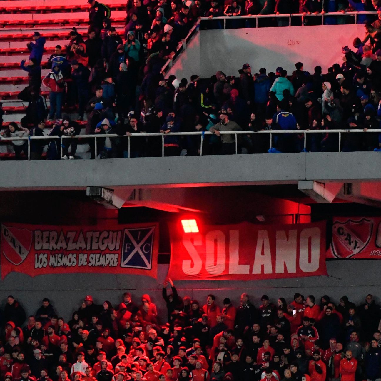 Independiente out of Sudamericana after clashes