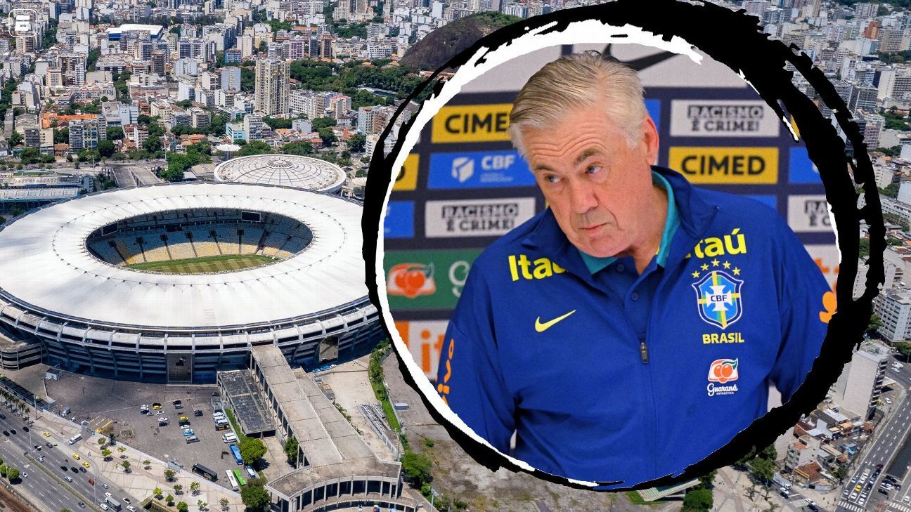 Vontade de Ancelotti faz seleção retornar ao Maracanã em busca de reconexão.