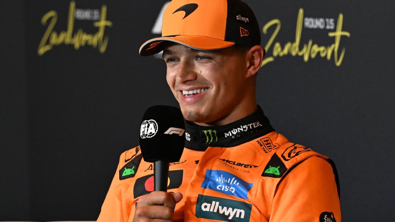 Norris says beating Piastri at Dutch GP will 'take some magic' - ESPN