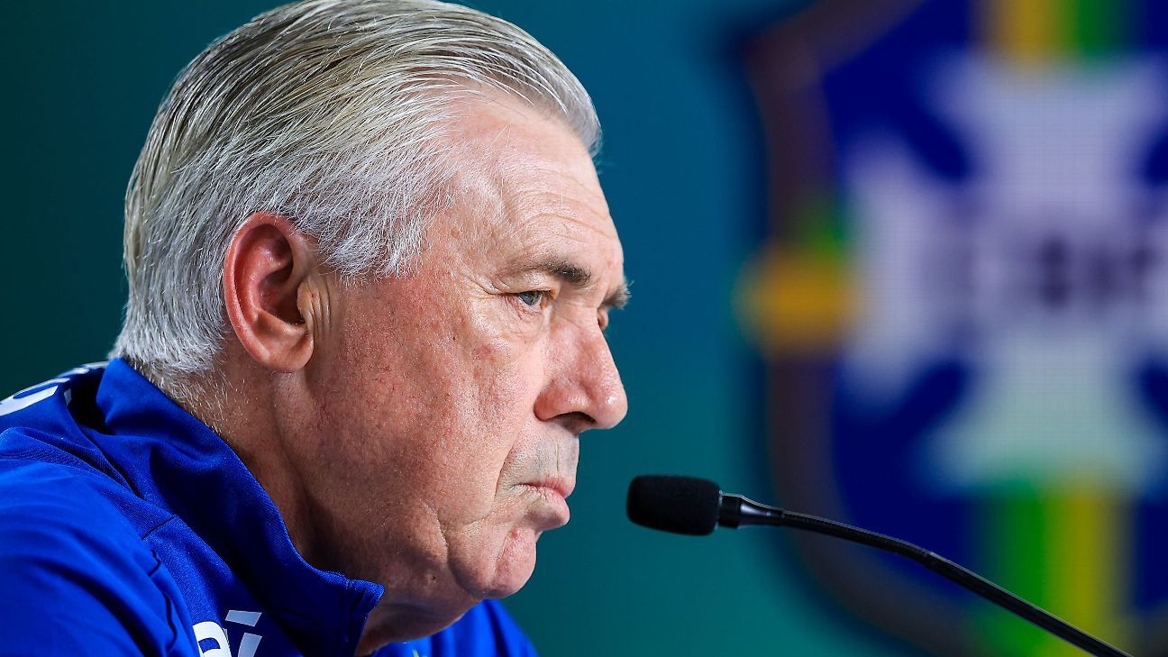 Campeão olímpico pelo Brasil diz se Ancelotti a um ano da Copa 'é problema' e faz coro por Neymar: 'É necessário'